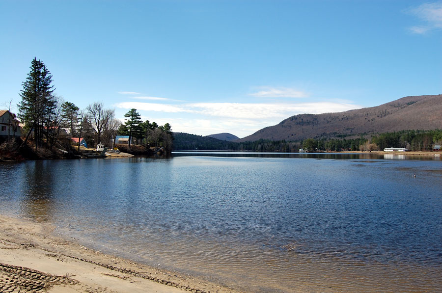 from the Lake Algonquin town beach